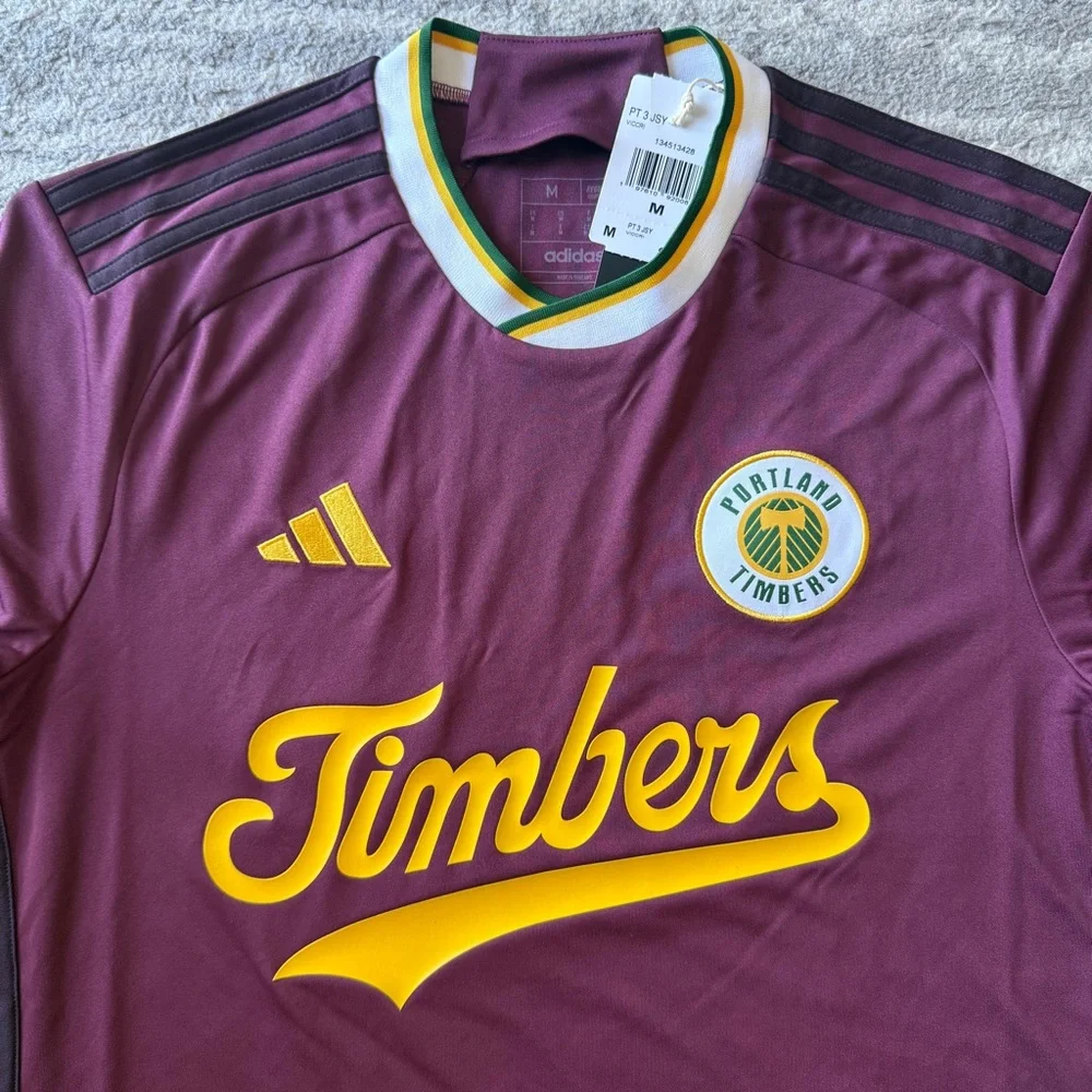 Adidas Portland Timbers Maroon Soccer Jersey
